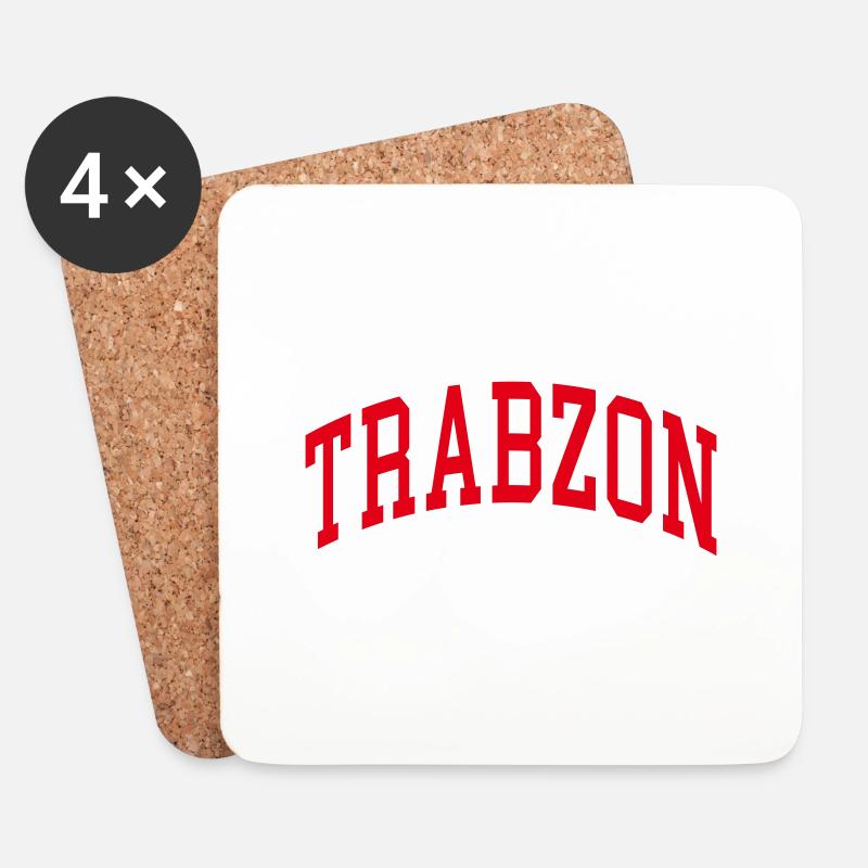 Trabzon - Untersetzer (4er-Set) - Weiß