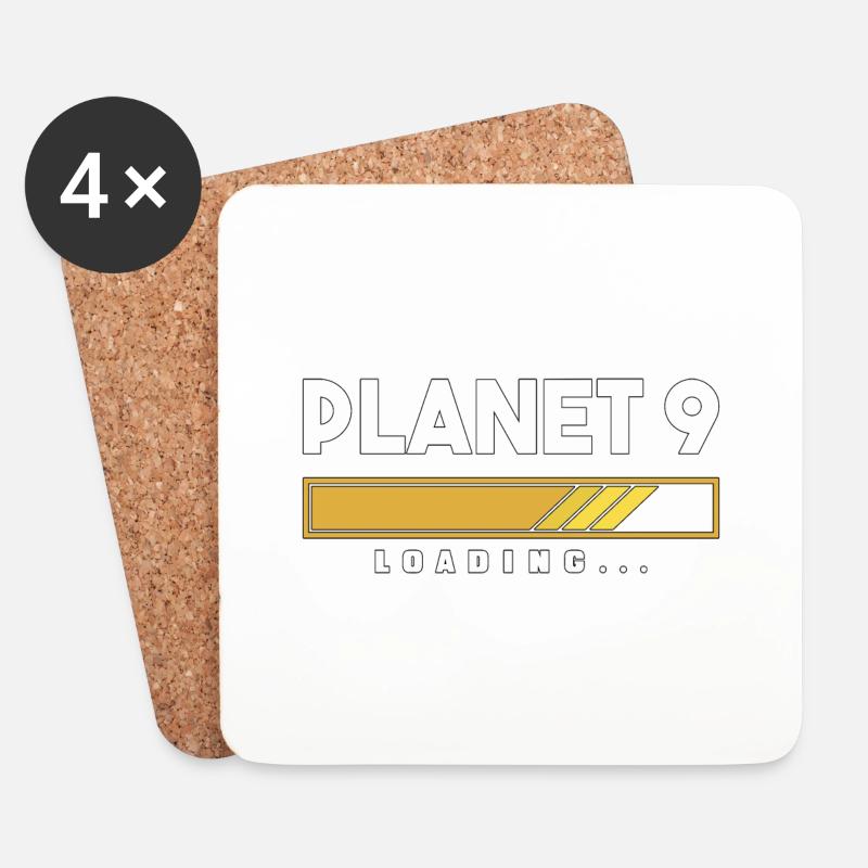 Planet 9 Sonnensystem Weltall Universum Geschenk - Untersetzer (4er-Set) - Weiß