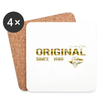 Original depuis 1989 - Dessous de verre (lot de 4) - blanc - Devant