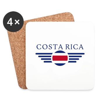 Ich liebe Costa Rica - Untersetzer (4er-Set) - Weiß - Vorne