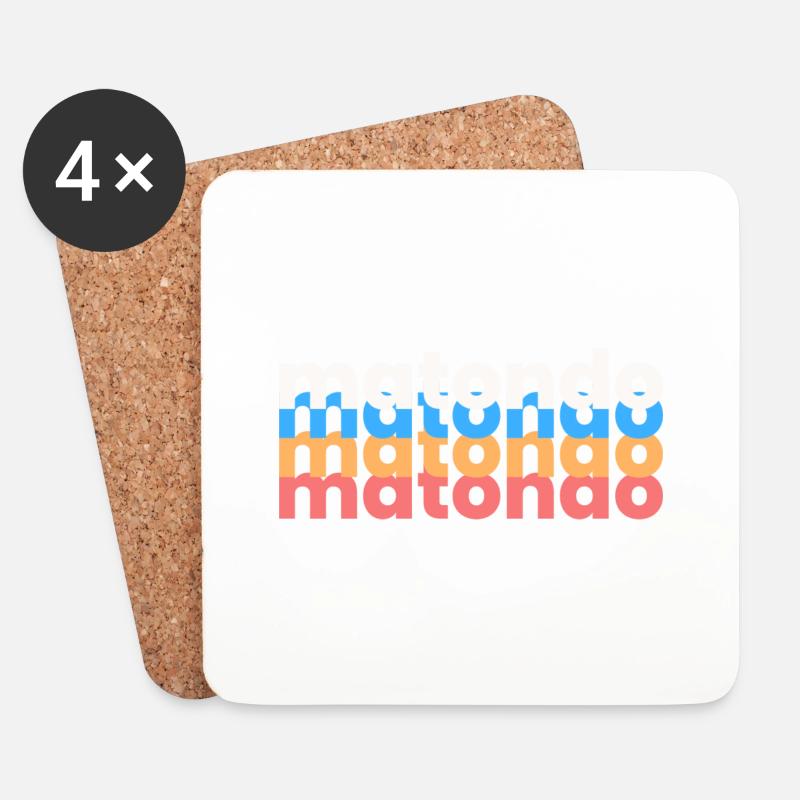 Mantondo - Untersetzer (4er-Set) - Weiß