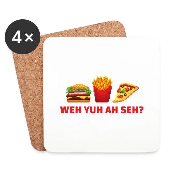 Wehyuh - Untersetzer (4er-Set) - Weiß - Vorne