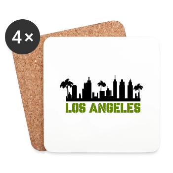 los angeles - Untersetzer (4er-Set) - Weiß - Vorne