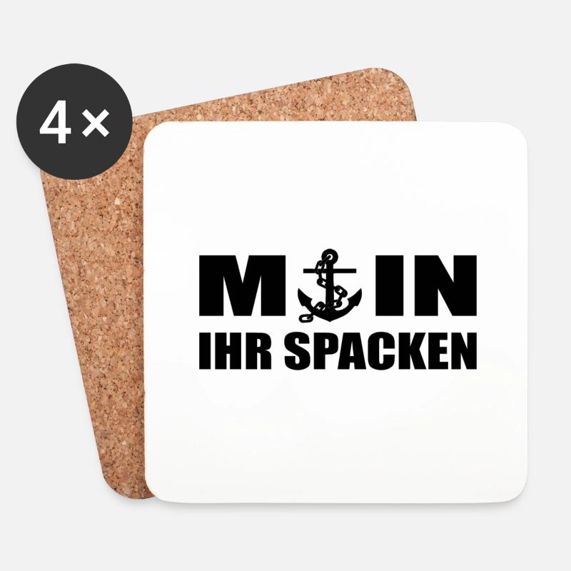 Moin - Untersetzer (4er-Set) - Weiß