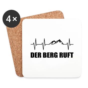 Wandern - Untersetzer (4er-Set) - Weiß - Vorne