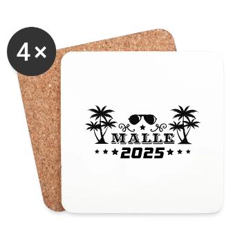 malle 2025 - Coasters (set of 4) - white - Front