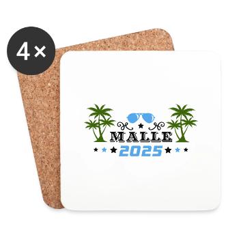 malle 2025 - Coasters (set of 4) - white - Front