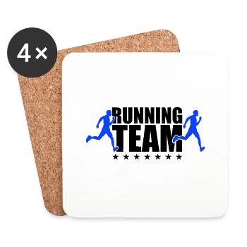 running team - Coasters (set of 4) - white - Front