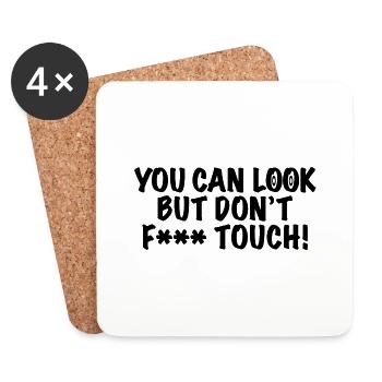 Stay Strong Positive Quote Cute Love Positivity - Coasters (set of 4) - white - Front