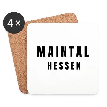 Maintal Hesse - Coasters (set of 4) - white - Front