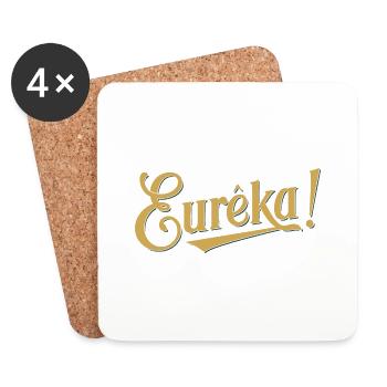 Eureka - Dessous de verre (lot de 4) - blanc - Devant