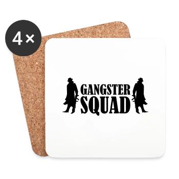 Escouade de gangsters 2 - Dessous de verre (lot de 4) - blanc - Devant