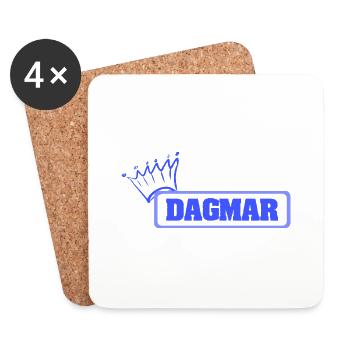 Dagmar as a sister - Coasters (set of 4) - white - Front