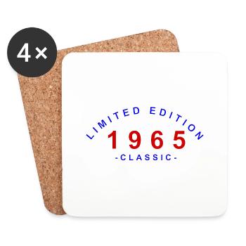1965, Limited Edition - Untersetzer (4er-Set) - Weiß - Vorne