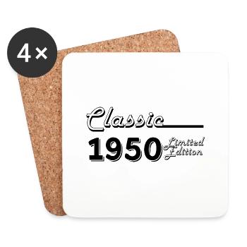 Classic 1950 édition limitée - Dessous de verre (lot de 4) - blanc - Devant