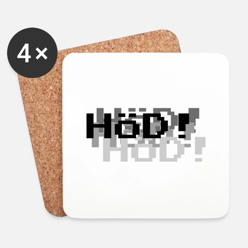 HÖD - Untersetzer (4er-Set) - Weiß