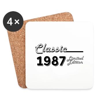 Classic 1987 édition limitée - Dessous de verre (lot de 4) - blanc - Devant