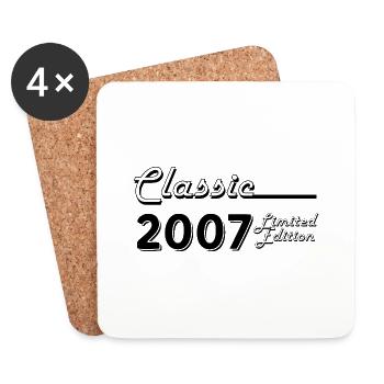 Klassische 2007 Limited Edition - Untersetzer (4er-Set) - Weiß - Vorne
