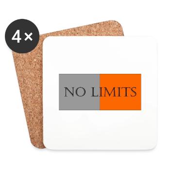 No limit - Coasters (set of 4) - white - Front