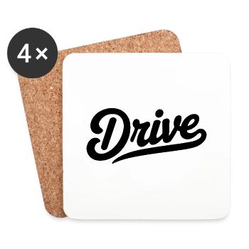 COOL TSHIRT, DRIVE - Coasters (set of 4) - white - Front