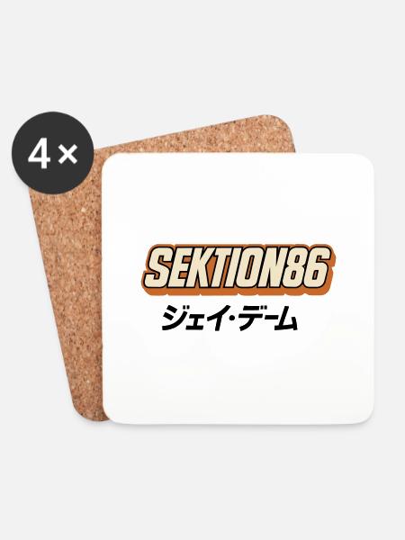 Sektion86 - Untersetzer (4er-Set) - Weiß