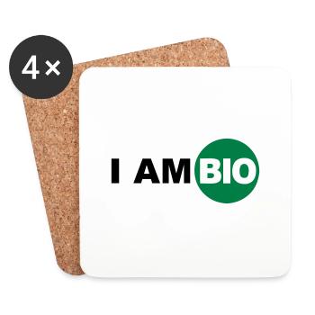 bio - Coasters (set of 4) - white - Front