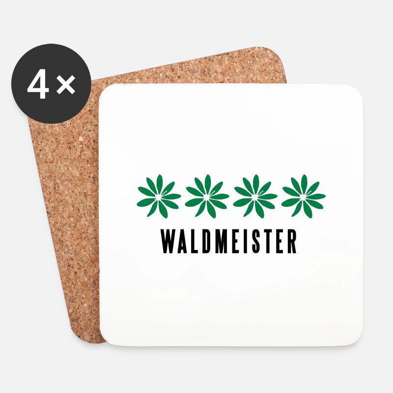 Waldmeister 2014 - Untersetzer (4er-Set) - Weiß