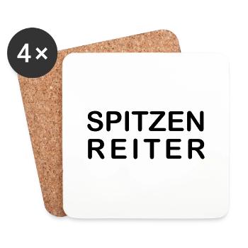 spitzenreiter - Untersetzer (4er-Set) - Weiß - Vorne