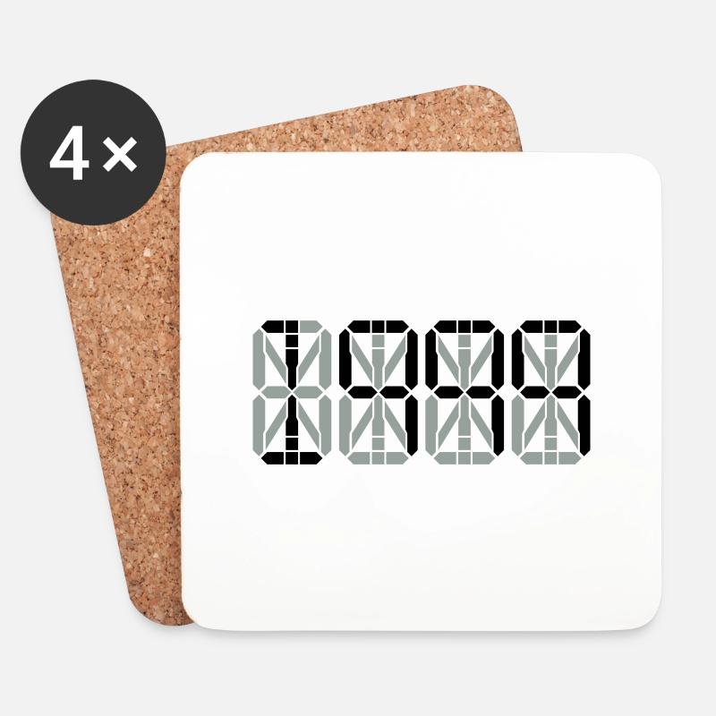 1999 - Coasters (set of 4) - white