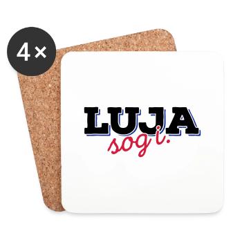 Luja sog i 3C - Untersetzer (4er-Set) - Weiß - Vorne