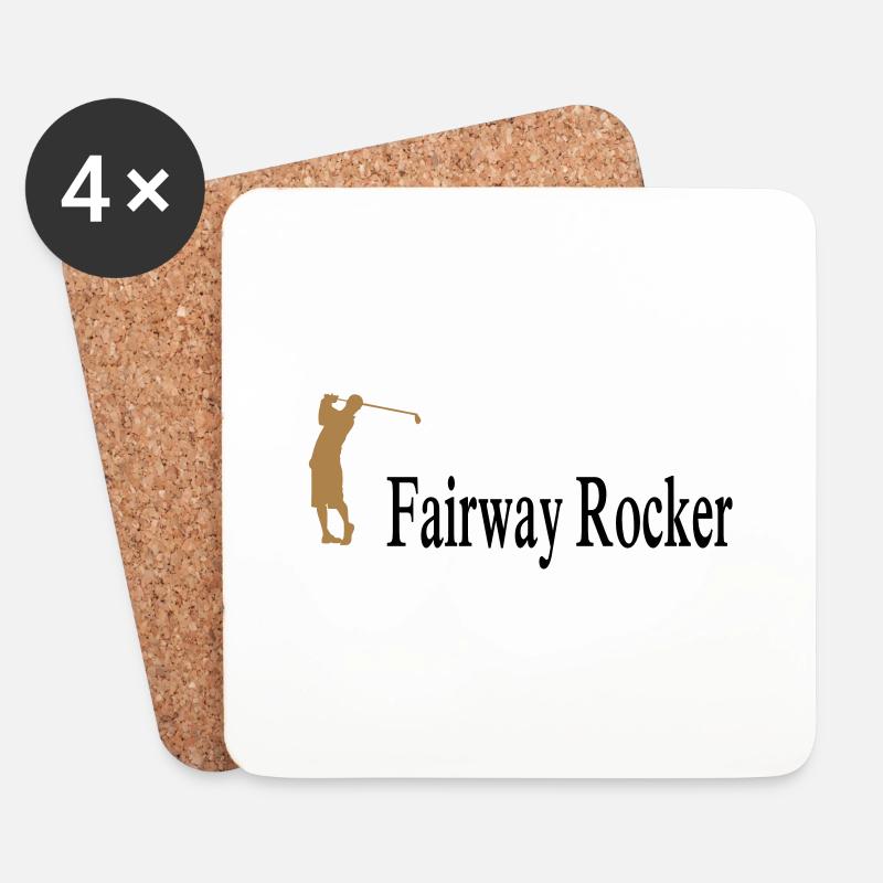 golf - Coasters (set of 4) - white