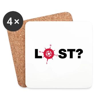 lost__f2 - Untersetzer (4er-Set) - Weiß - Vorne