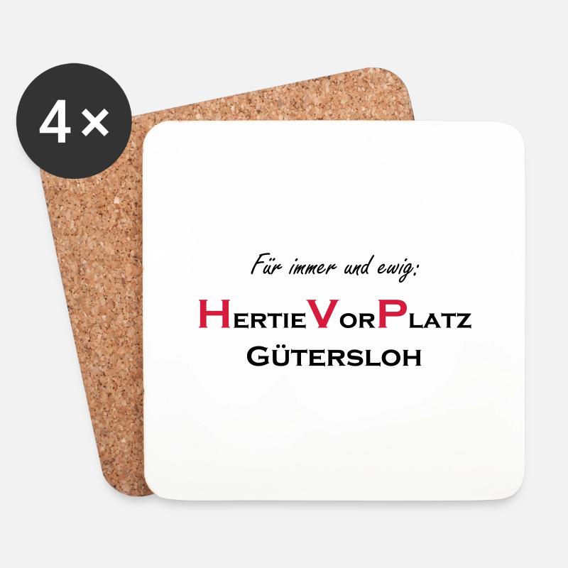 Gütersloh HVP - Untersetzer (4er-Set) - Weiß