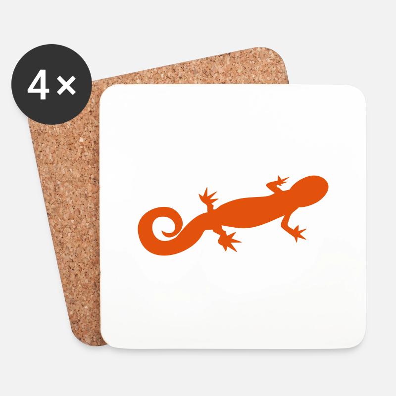 salamander - Untersetzer (4er-Set) - Weiß