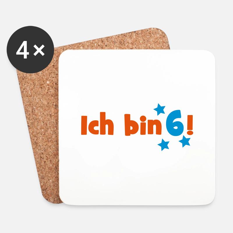 6 - Untersetzer (4er-Set) - Weiß