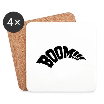 Boom - Untersetzer (4er-Set) - Weiß - Vorne