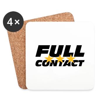 Full Contact - Untersetzer (4er-Set) - Weiß - Vorne