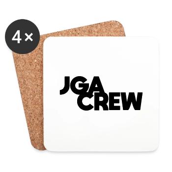 jga crew sign - Untersetzer (4er-Set) - Weiß - Vorne