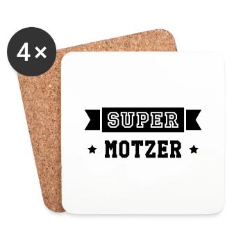 Motzer Motzerin meckern Nörgler Nörglerin motzig - Untersetzer (4er-Set) - Weiß - Vorne