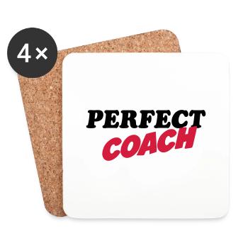 Perfect coach - Dessous de verre (lot de 4) - blanc - Devant