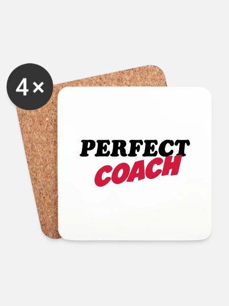 Perfect coach - Coasters (set of 4) - white