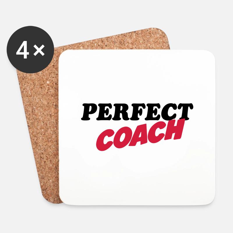 Perfect coach - Coasters (set of 4) - white