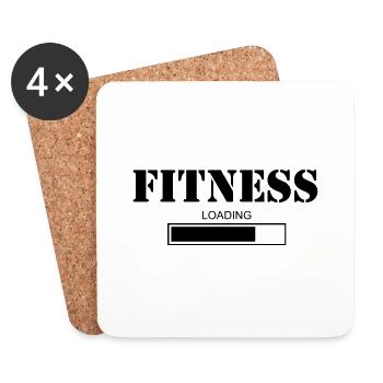 Fitness loading Outdoor Sport Gym - Coasters (set of 4) - white - Front
