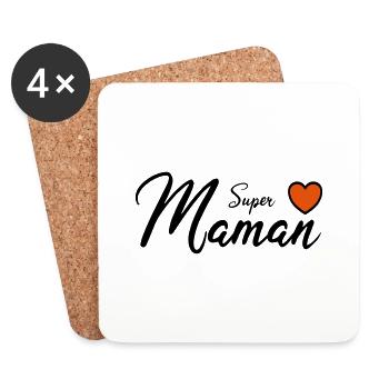 mom - Coasters (set of 4) - white - Front