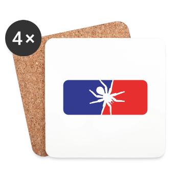 Tarantula sport league spider lover tarantula - Coasters (set of 4) - white - Front