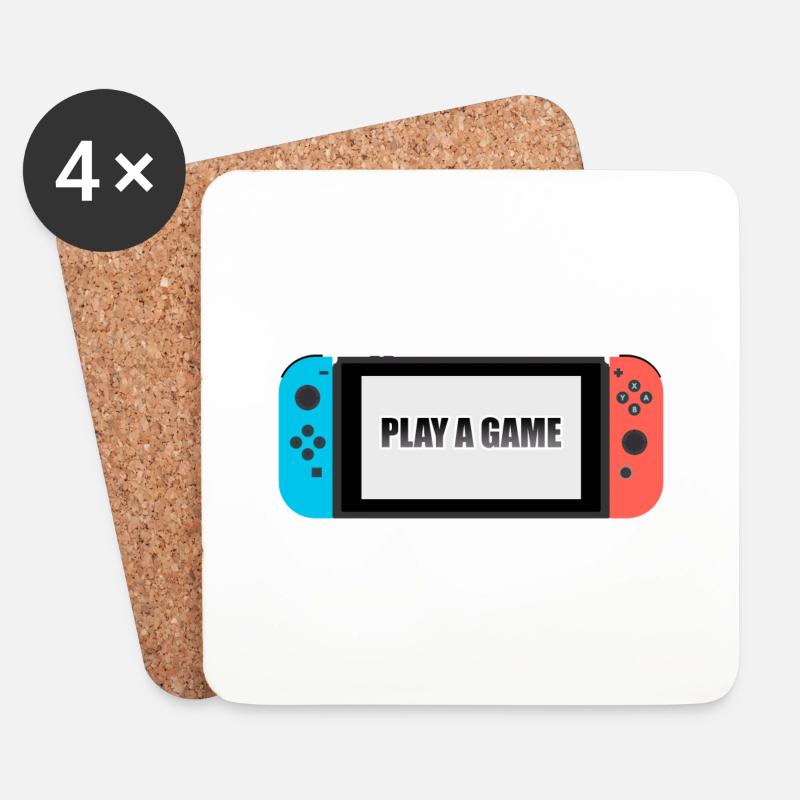 Switch Game - Untersetzer (4er-Set) - Weiß