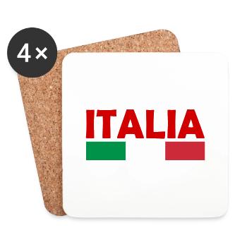 Italien - Untersetzer (4er-Set) - Weiß - Vorne