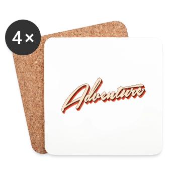 Adventure - Coasters (set of 4) - white - Front