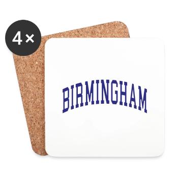 Birmingham - Coasters (set of 4) - white - Front