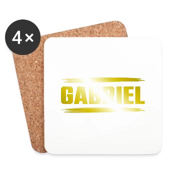 Gabriel - Coasters (set of 4) - white - Front